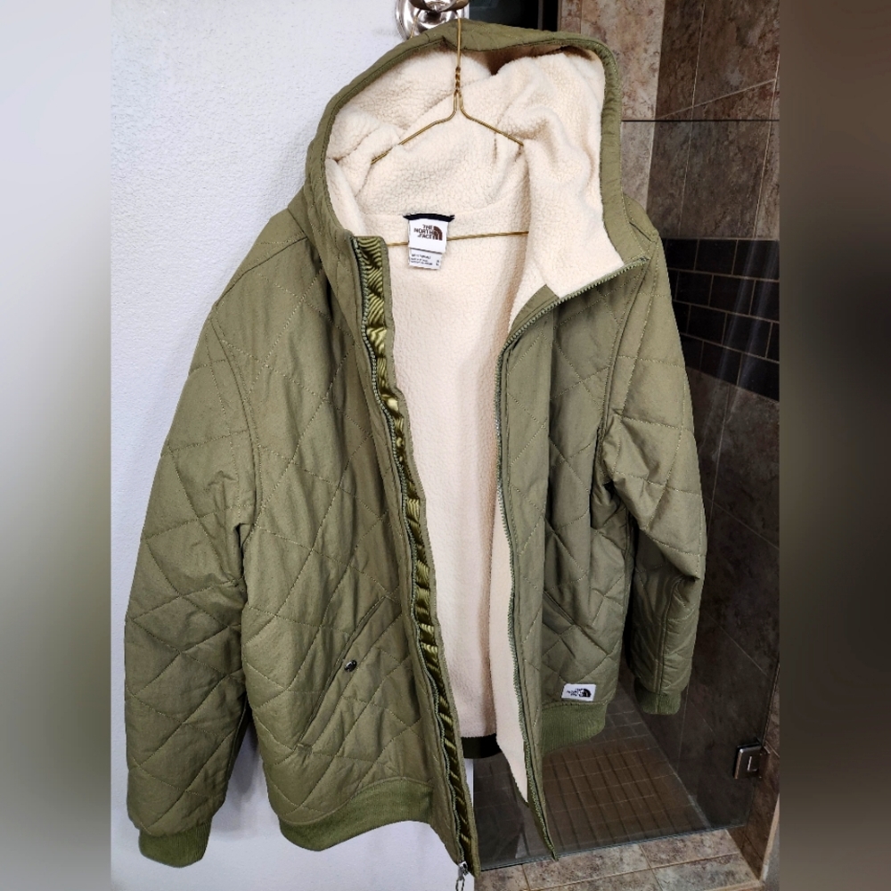 The North Face Cuchillo fuzzy hoodie jacket